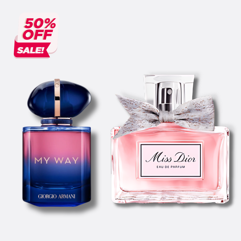Set met 2 My Way + Miss Dior Parfums, elk 100 ml