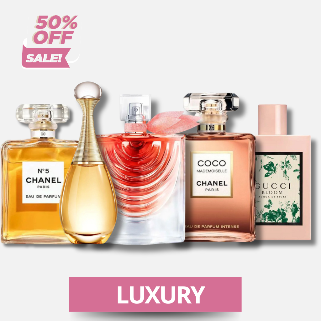 Luxus-Set 5 Parfum Chanel N°5 + J'adore + La Vie Est Belle + Coco Mademoiselle + Gucci Bloom 100 ml